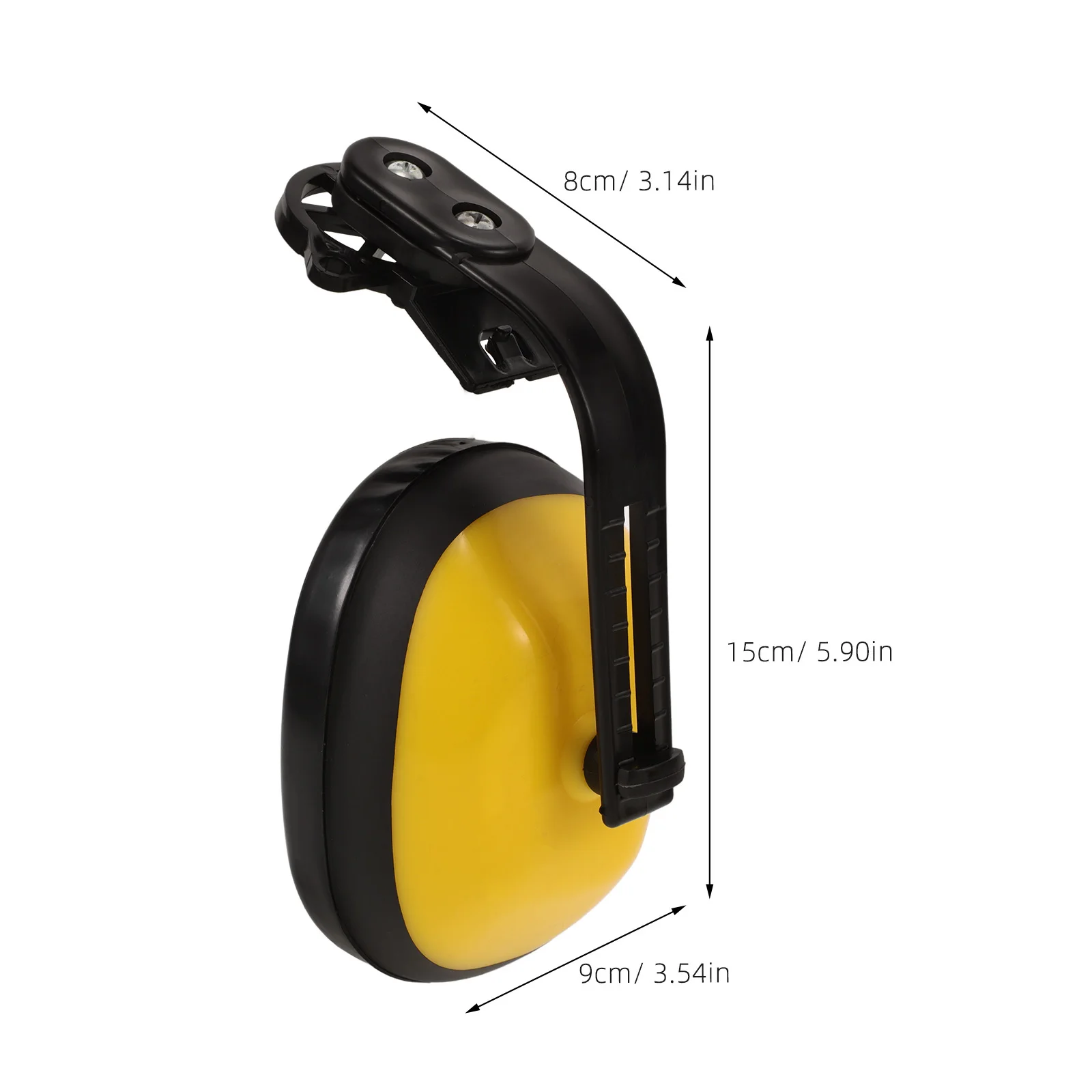 1Pair Noise Protection Ear Muffs for Hard Hat Comfortable Wear Industrial Hearing Safety Protector Construction Ear Protection
