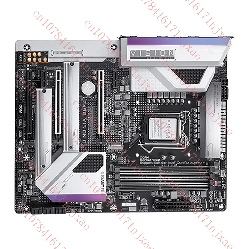للوحة الأم Gigabyte Z490 VISION G LGA1200 DDR4 ATX 100% اختبار العمل.