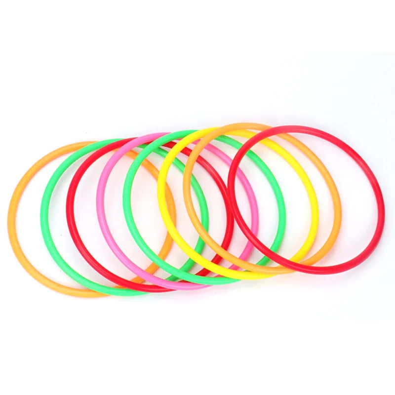 Y49A-لعبة رمي حلقة ممتعة للأطفال في الهواء الطلق رمي دائرة بلاستيكية الوالدين والطفل المنافسة التفاعلية تحسس التدريب