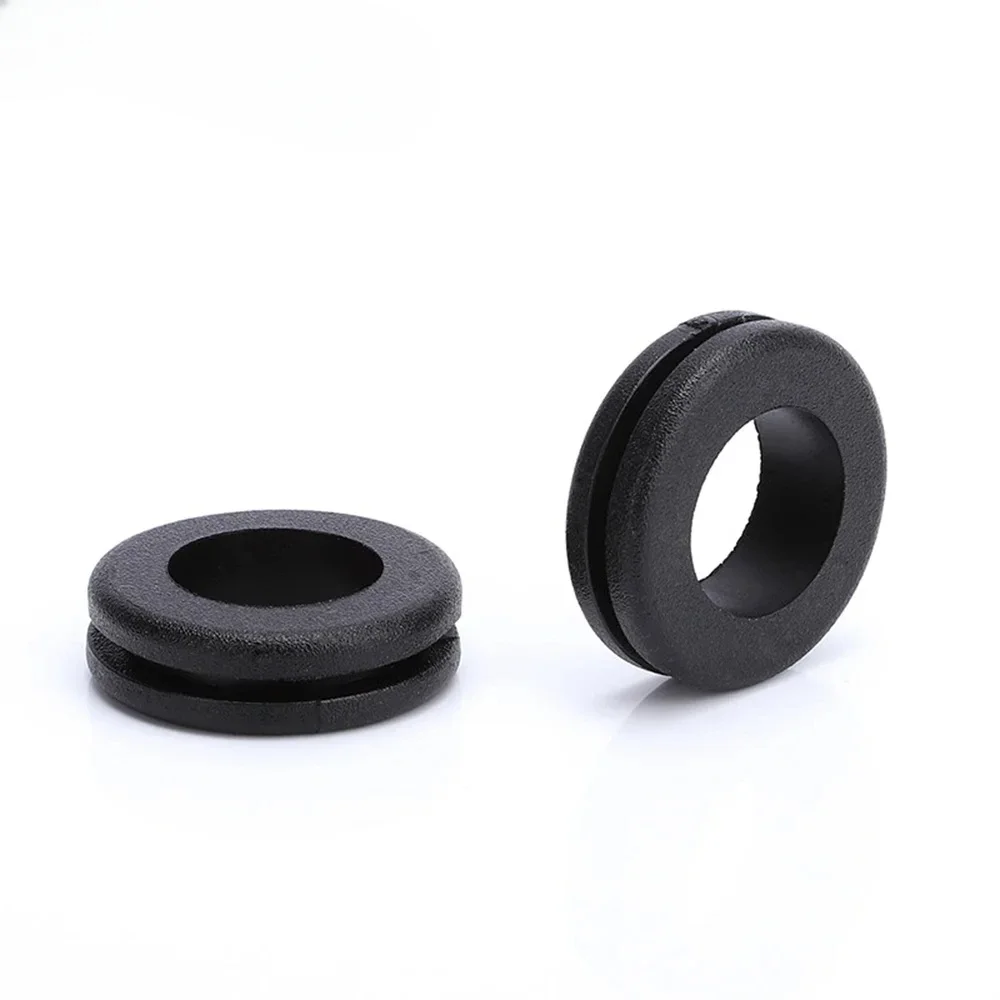 New Grommets Blakc Rubber Wiring Grommets Ring Cable Double-sided Coil O-ring Seal Ring 3mm/4mm/5mm/6mm/7mm/8mm/10mm 50 Pcs