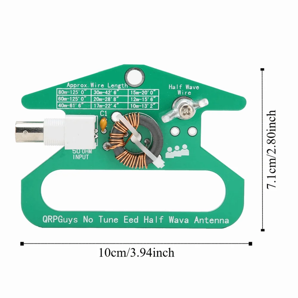 50 أوم لا لحن نهاية بنك الاحتياطية نصف موجة هوائي لا لحن 10-80 متر لا لحن نصف موجة هوائي 10 واط المحمولة استخدام معدات توزيع الطاقة