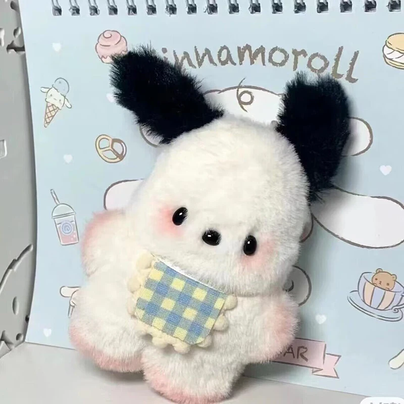 Kawaii Bib Apron Pachacco Cosas De 1 € Keychain Sanrio Pachacco Anime Keychains Toys Ornaments Brinquedos Infantil Holiday Gifts