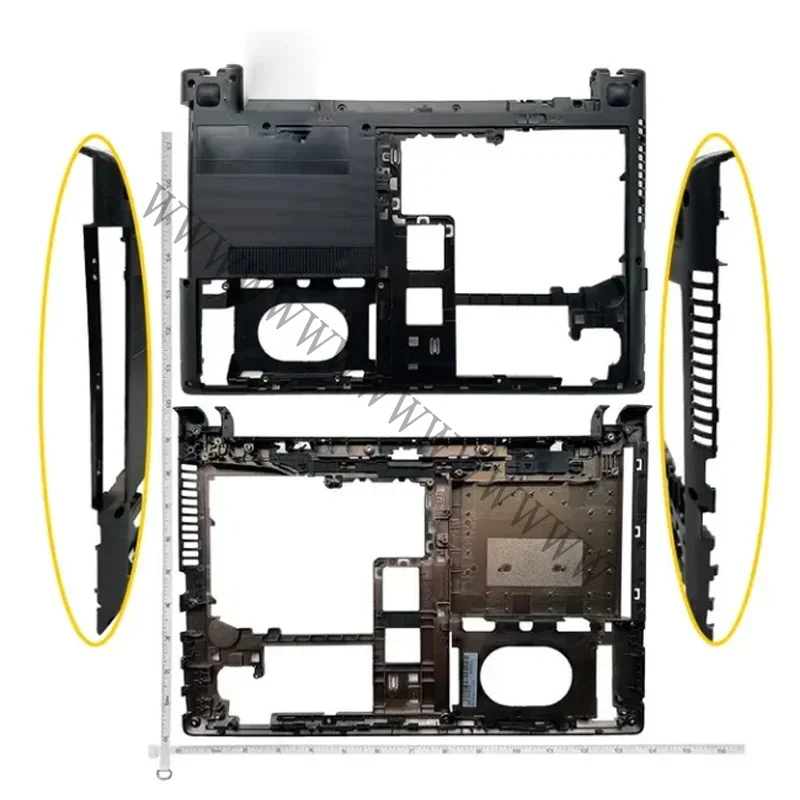Hddnew para lenovo g400s g410s g405s portátil palmrest capa superior ap0yc000310/base inferior caso ap0yc000c30 ·