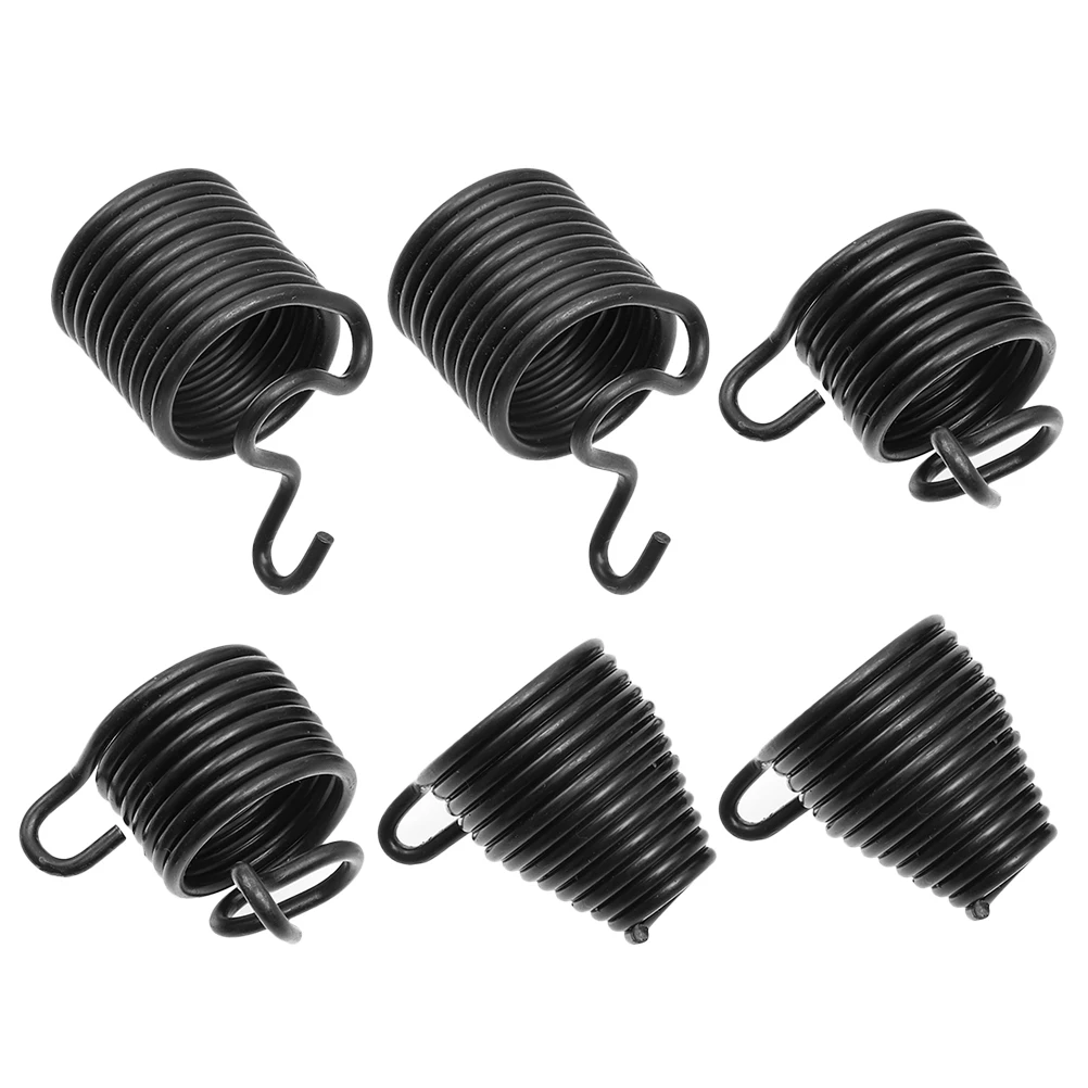 6pcs Spring Hammer Retaining Springs Universal Black Attachments Pneumatic Chisel Replacement Parts Air Fitting