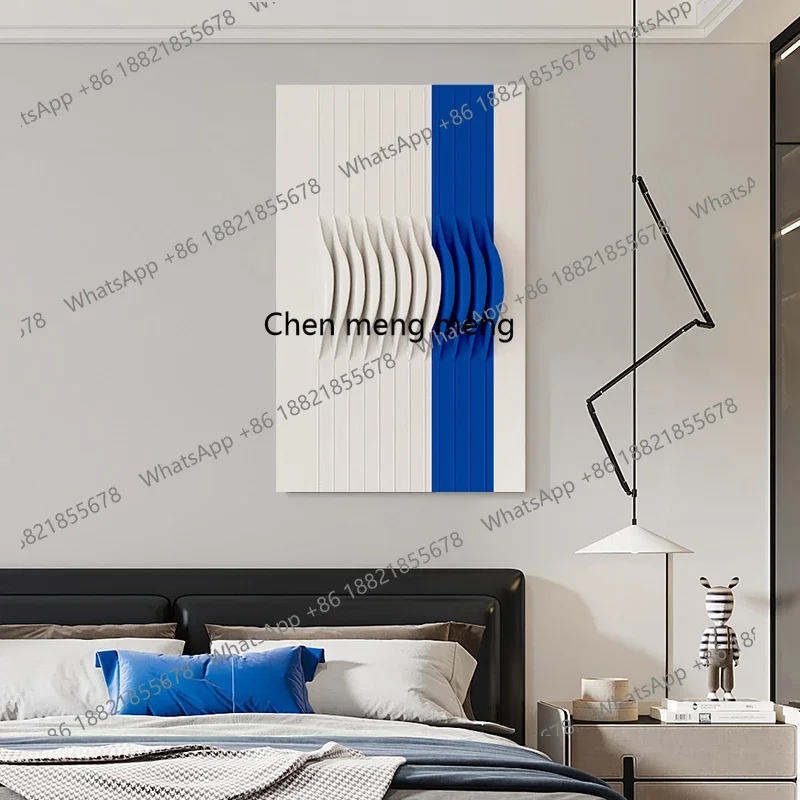A74Living room background wall decorative painting 3d three-dimensional texture relief mural advanced sense hanging painting