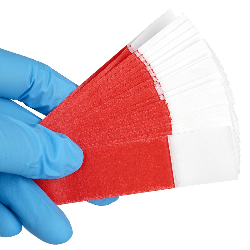 

200 шт. листов двухсторонняя стоматологическая артикуляционная бумага одноразовая 2 цвета продукт для стоматологической лаборатории материал для отбеливания зубов