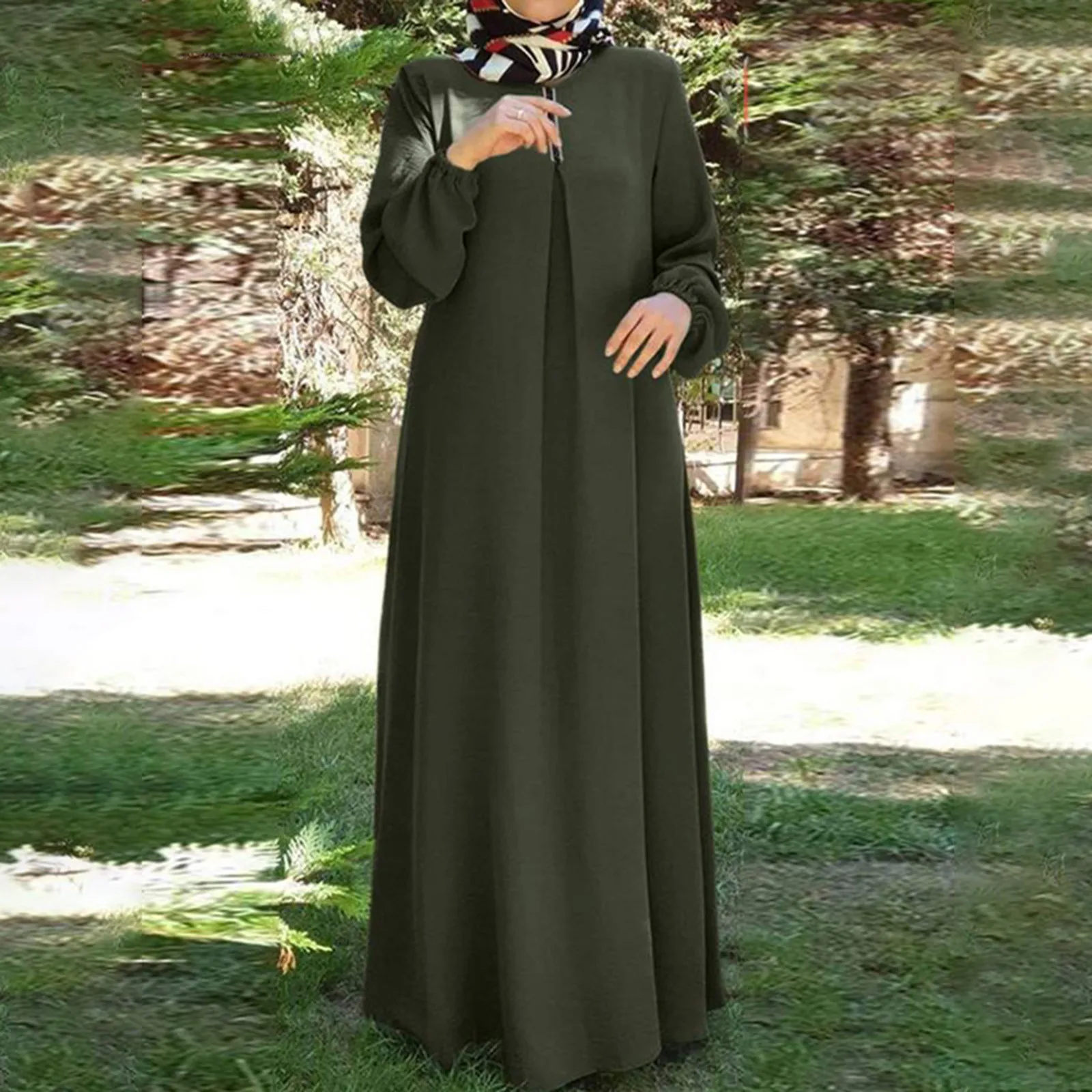 Ubrania dla muzułmanów dla kobiet z długim rękawem Abaya Ramadan elegancka odzież letnia w stylu Vintage luźna wygodna szata ubrania modlitewne