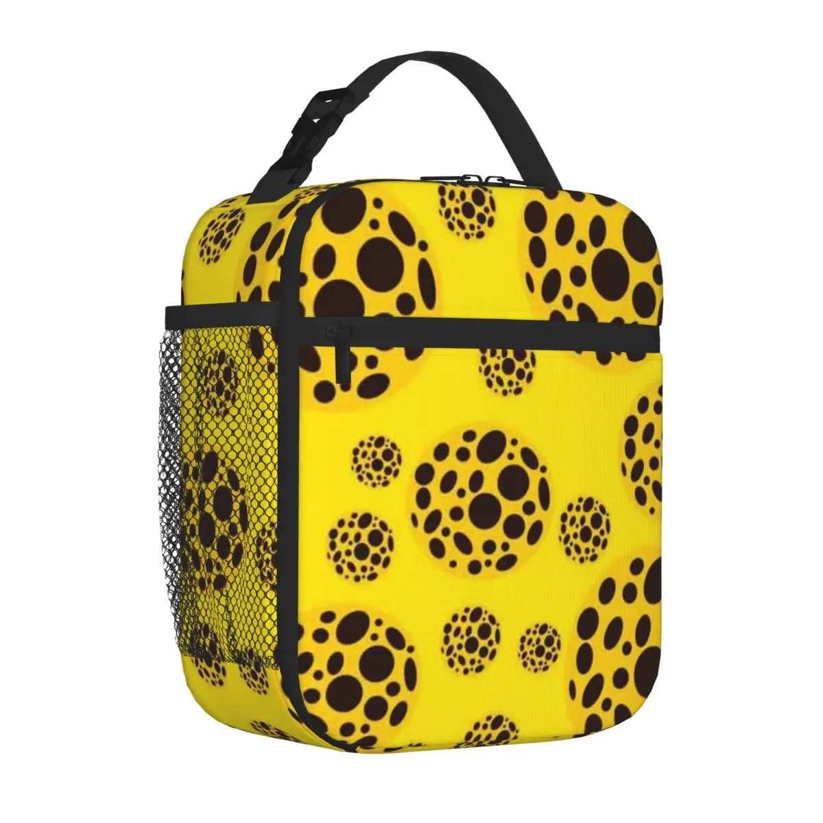 Bestselling Polka Dot Pop Art Infinity Pattern Compact Style Cooler Tote Kindergarten Snack Waterproof Lunch Bag
