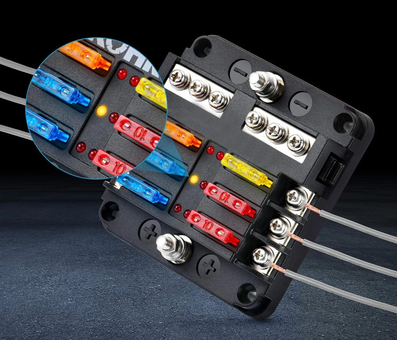 280 Stück Mikro-Mini-Sicherungen + Sicherungsentferner, Mini-Flachstecksicherungen Standardtyp, speziell für Kleinwagen, Sicherheitsschutz für Stromkreise, Multi-Ampere-Sortiment (2A-40A) - All-in-One-Autosicherungssatz – Detail 5
