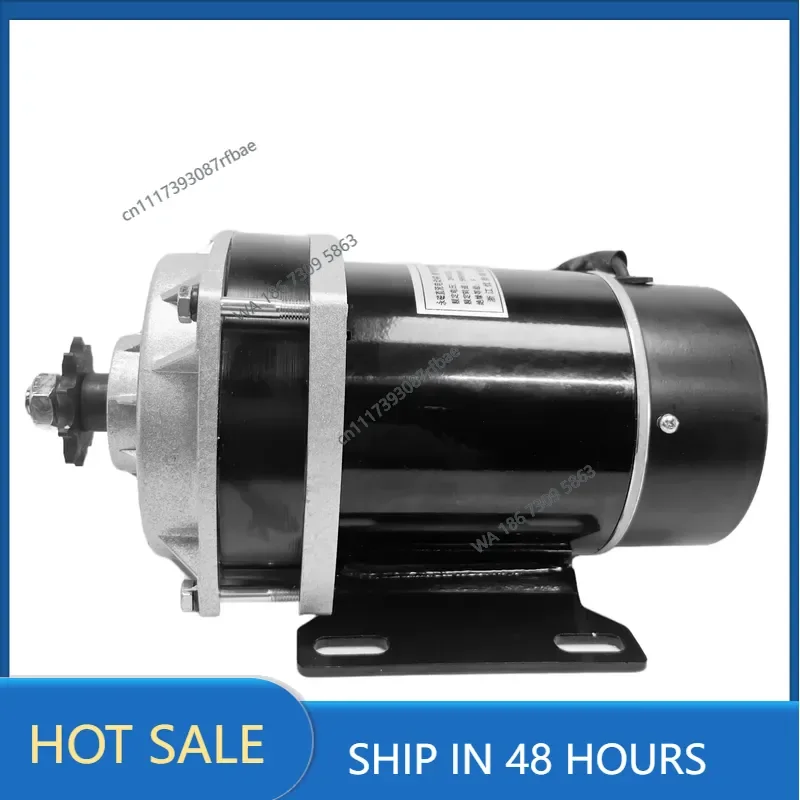 450w / 500W DC 24V 36V 48V Brush Gear Motor, DC Gear Brushed Motor,Direct Current Permanent Magnet Brush Motor MY1020ZXFH