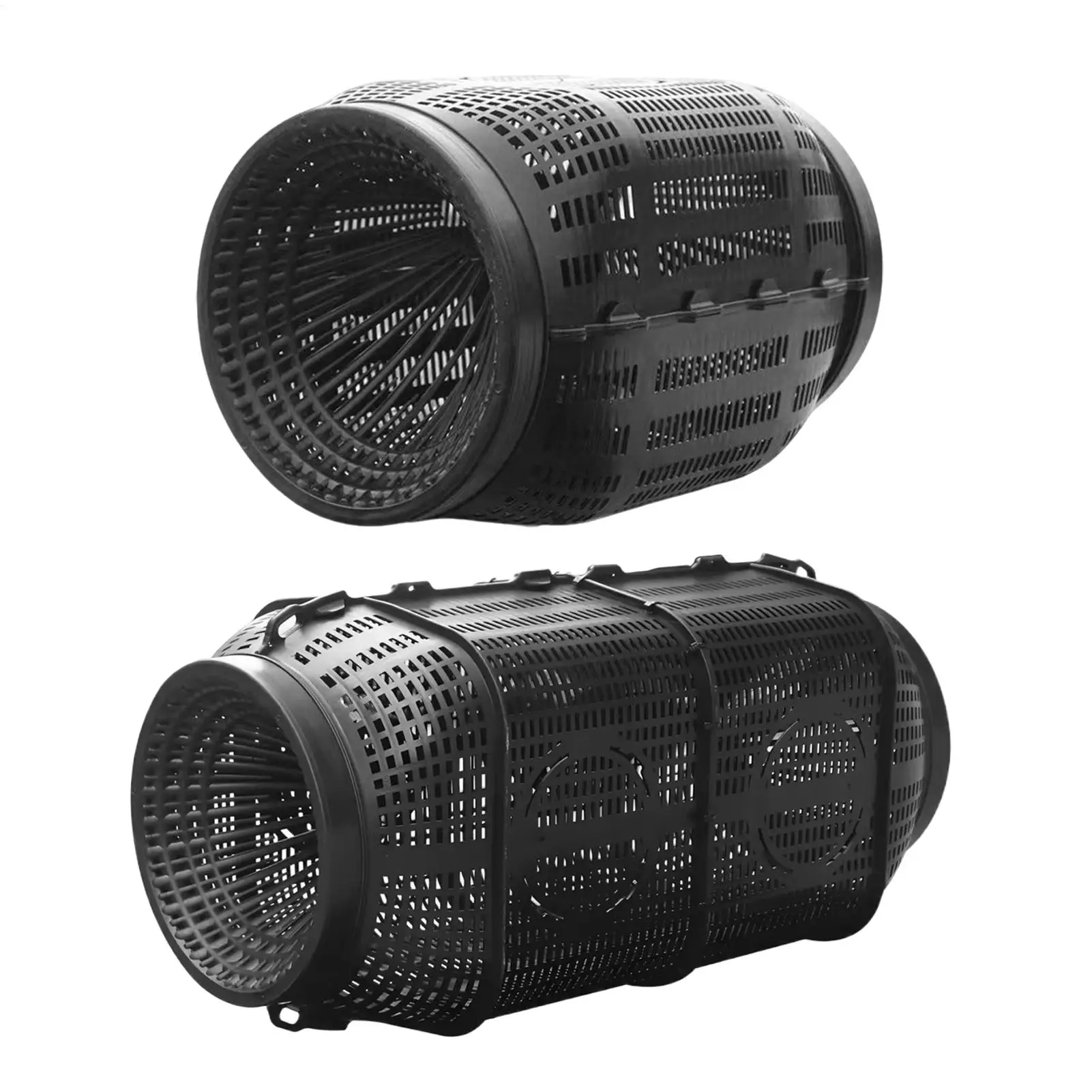 

Eel Shrimp Minnow Cage Plastic Foldable Fish Crab Trap With Bait Ball & Rope Durable For Saltwater outdoor River Lake Fishing