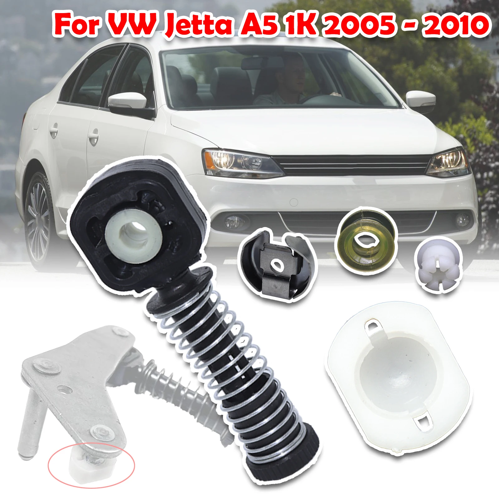 

For VW Jetta A5 1K Gear Selector Lever Mechanism Sliding Shoe Bushing Shift Rod Linkage Clip Manual Transmission Rivet 2005-2010