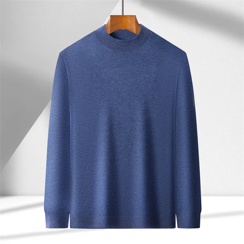7XL حجم كبير الرجال الأساسية سترة الخريف المعتاد متماسكة تيز كم طويل الدهون الذكور حجم كبير البلوز البلوز القمم