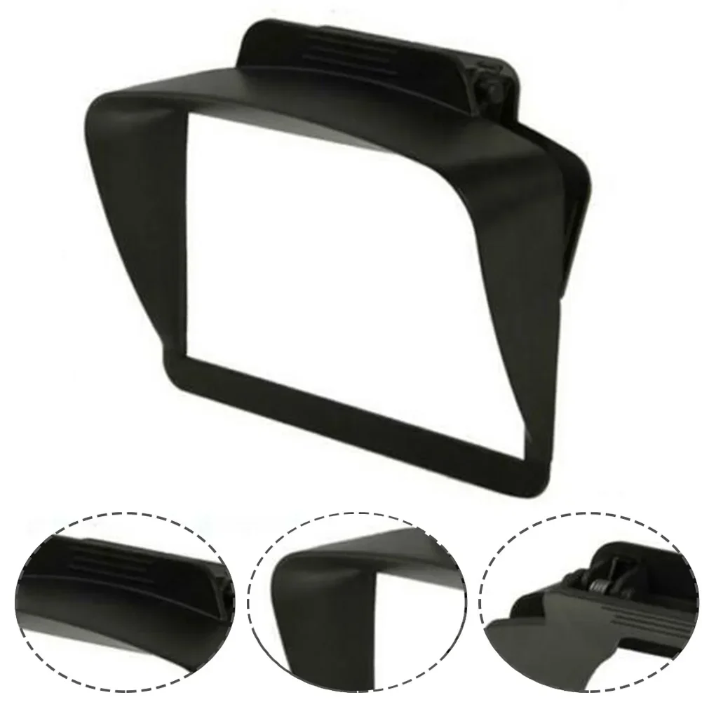 Sun Shade Visor para carro, navegação GPS, anti-reflexo, instrumentos eletrônicos, 5 em, 5 em, WTom, 5,1 em, 1 em, 1PC