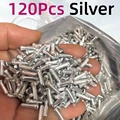 120Pcs Silver