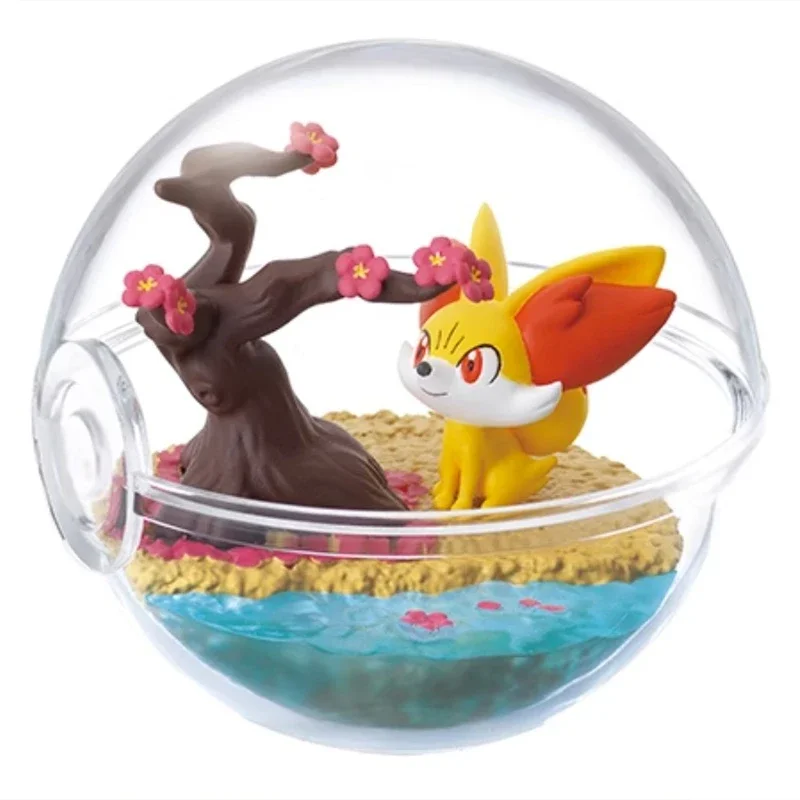 Pokemon model spherical doll Pikachu Mimikyu Glaceon Whimsicott Emolga hand-run Kawaii collection ornaments children's toys