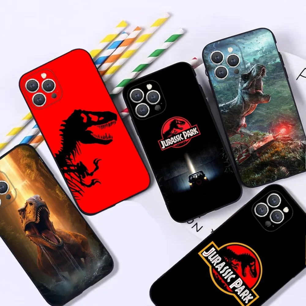 J-Jurassic Park  Phone Case For iPhone 16,15,14,13,12,Pro,Max,11,7,8,Plus,XR,XS Max Shockproof Silicone Soft Shell