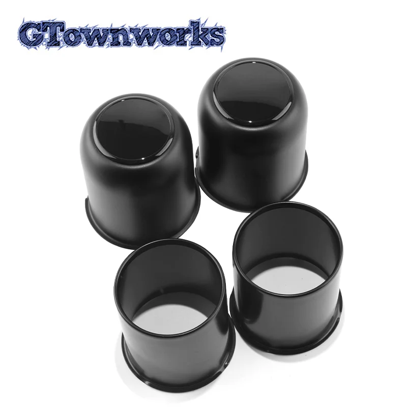 

GTownworks 1 шт./4 шт. 81 мм из нержавеющей стали с закрытым/открытым концом, центральные колпачки для колес прицепа 3,19 дюйма, прочные колпачки для колес