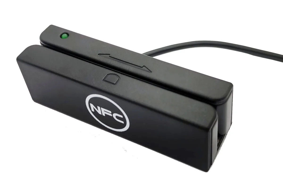 قارئ بطاقات IC 2 في 1 قارئ بطاقات NFC OPOS لأنظمة نقاط البيع بالتجزئة قراءة مزدوجة الجوانب متوافقة مع معايير البطاقة الرئيسية #2