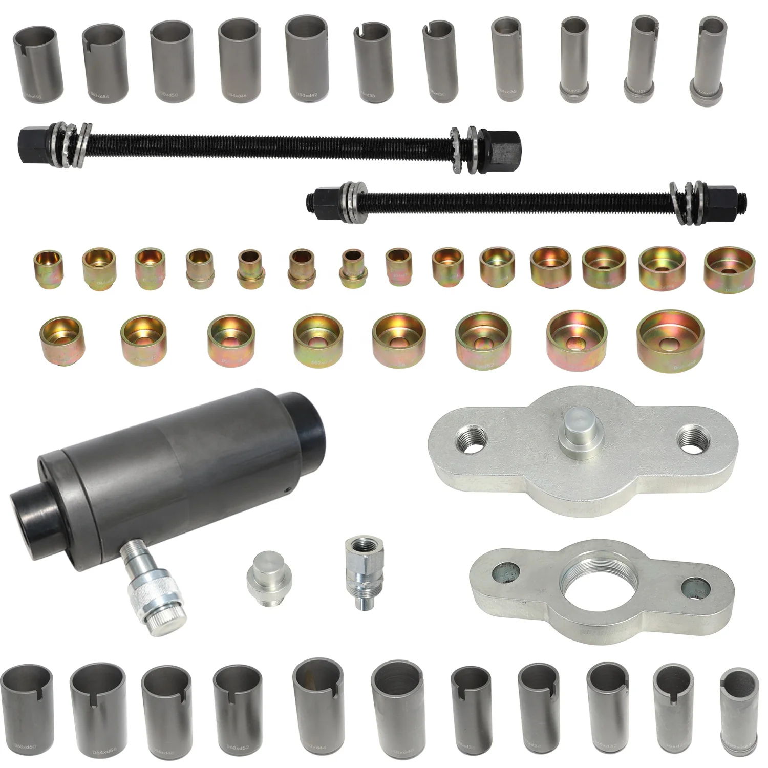 Universal 18.2 Tons Hydraulic Bushing Remove and Install Tools Set Hydraulic Steering System Bush Removal Tool Bush Press Tool