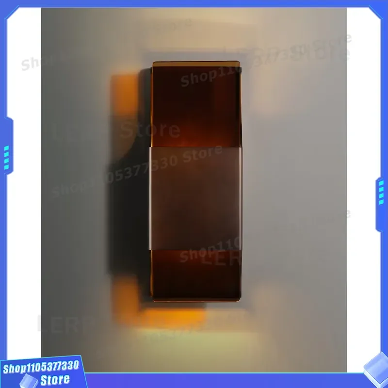 Yihao Modern Brass LED Wall Lamp Ultra Thin Adjustable Height Leclerc Sconce for Living Room Hotel Bedroom Decor Lighting
