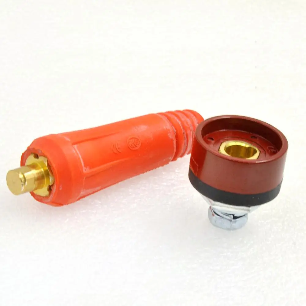 For For ZhengTongDa DKJ10 25 Welding Cable Connector Plug Socket European Style For Argon Arc Welding Power Applicator