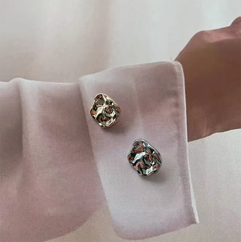 Couvre-boutons géométriques en métal à la mode, 2 pièces, pour bricolage de vêtements, boutons décoratifs, décoration de boutons de manches de chemise en alliage
