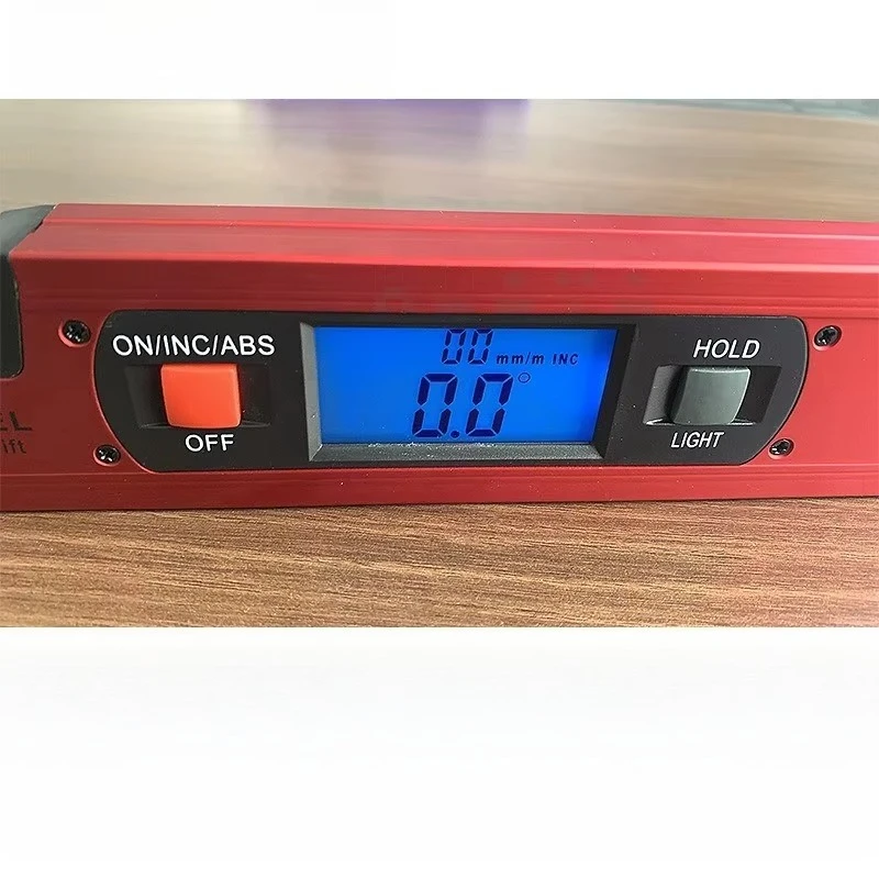 400Mm Digital Electronic Level Meter Aluminum Alloy Tape Magnetic Level Meter Multi-functional Digital Angle Meter