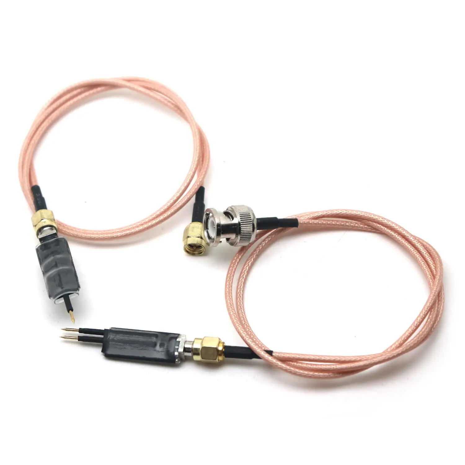 SMA-zu-Sondenadapter 1/2-Pin - HF-Testkabel SMA/BNC für Spektrumanalysator, Signalfehlersuche, Reparatur, Amateurfunk – Detail 2