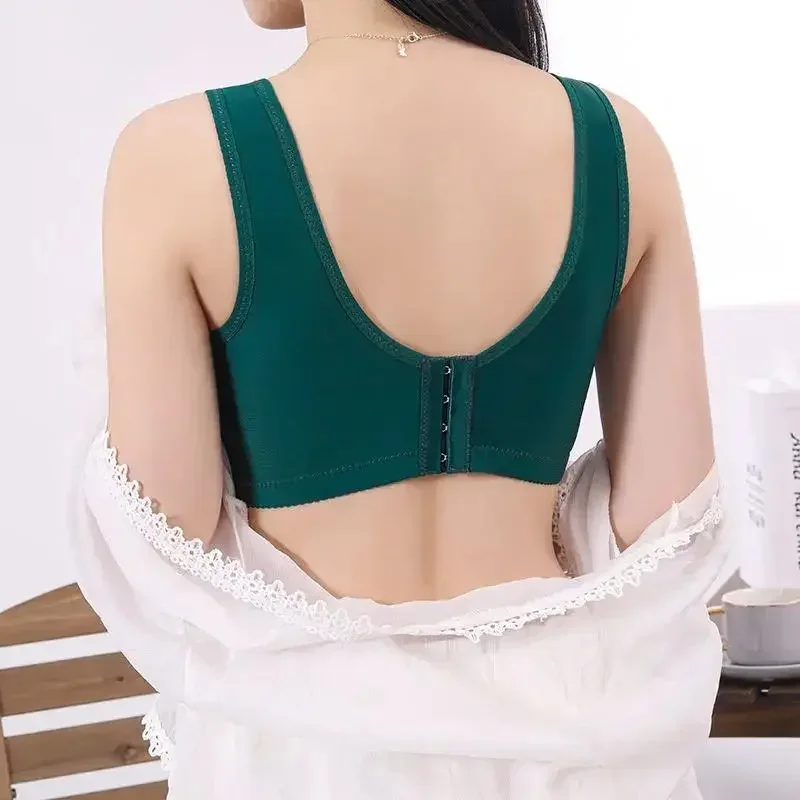 Bras for Women Large Size Seamless Underwear Ladies Gather Breathable Big Breasts Adjustable Without Steel Ring Lace Bras