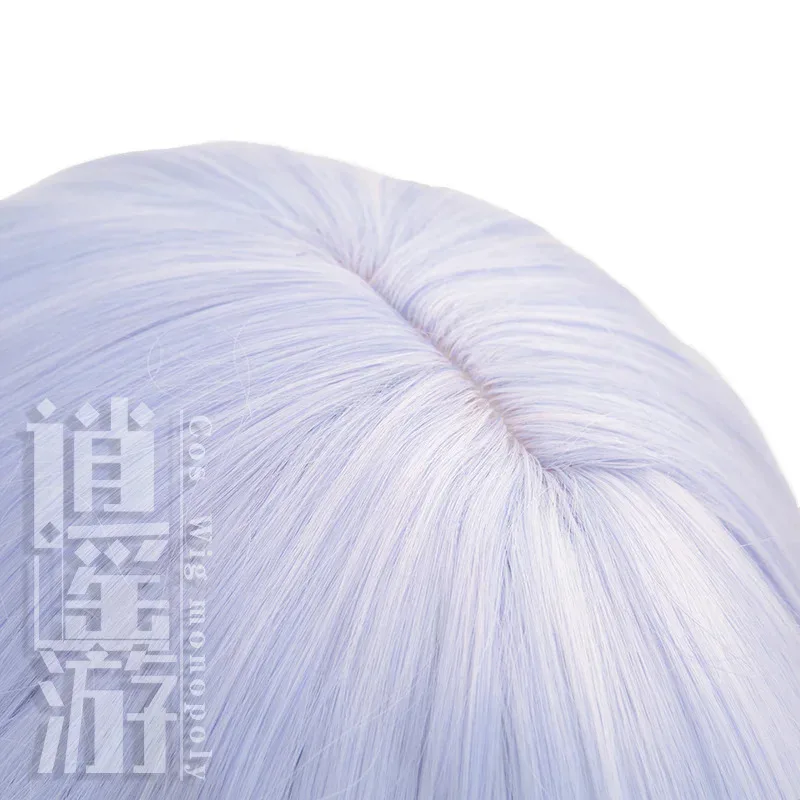 QQ34Aharen Reina Cos 75CM 그라디언트 듀얼 컬러 내열성 합성 머리 할로윈 파티 애니메이션 코스프레 가발 + 가발 모자