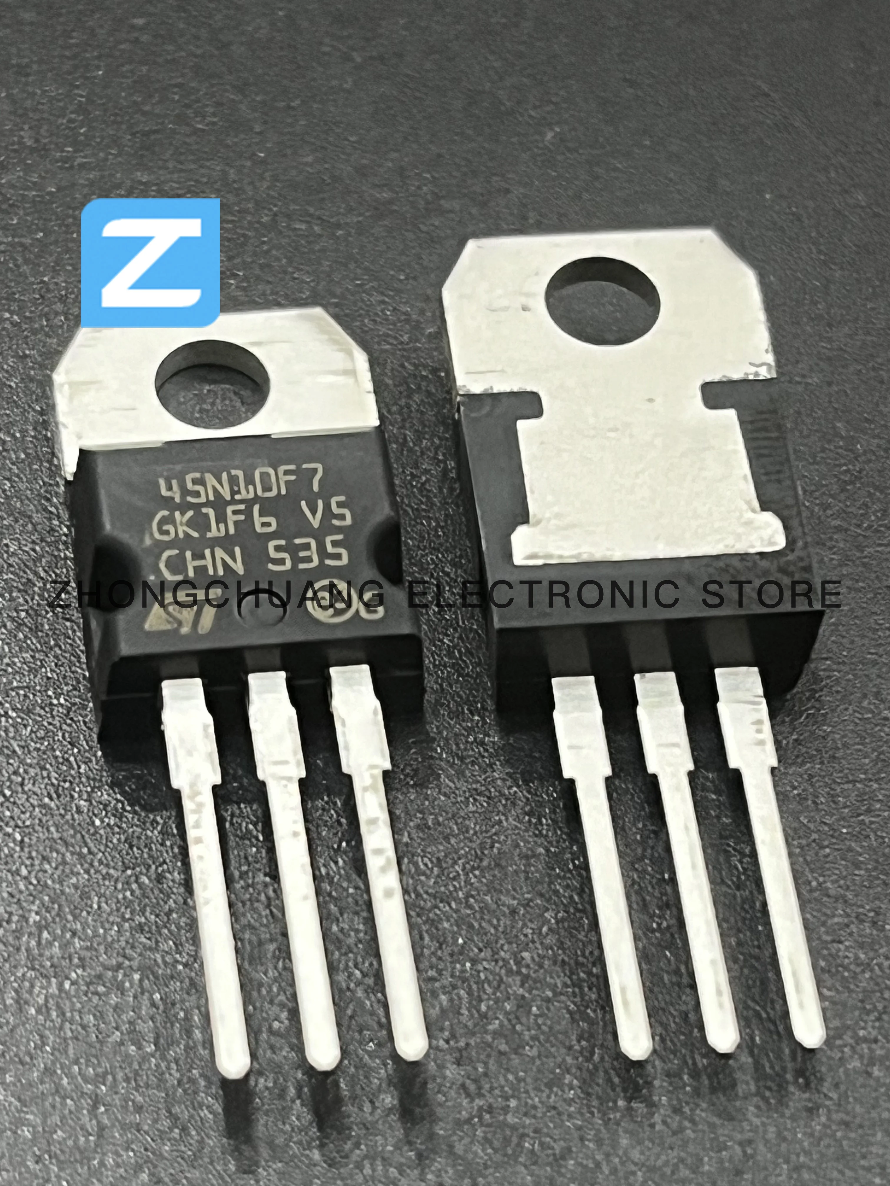 1-10PCS STP45N10F7 45N10F7 TO-220 100V 45A N-Channel MOSFET new original