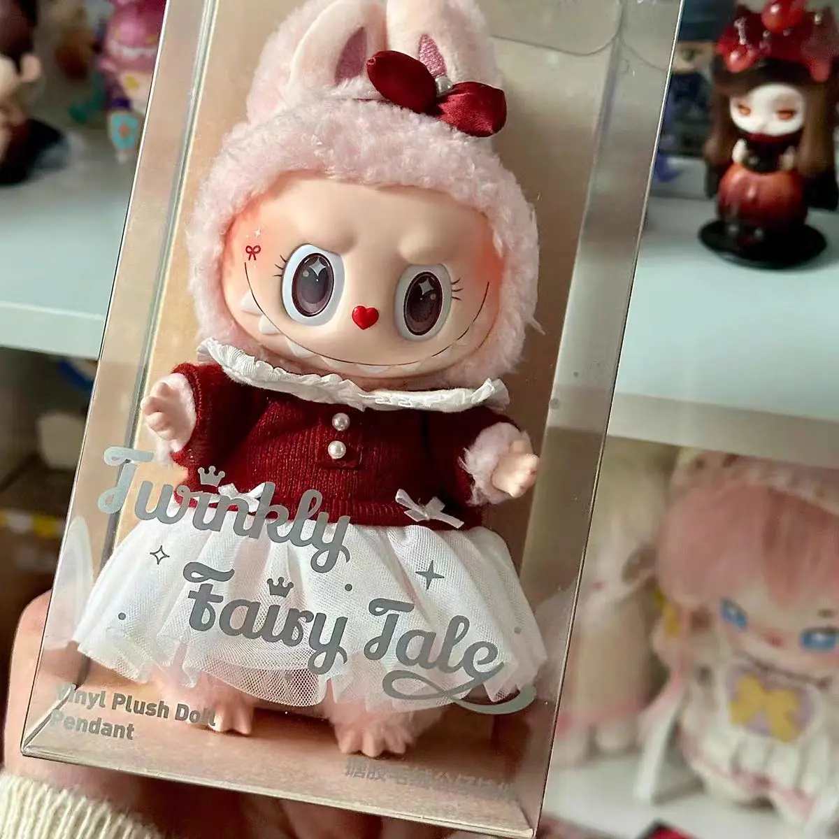 Mokoko Twinkle DegradTale Figures Cemetary, Labubu, The Monsters Action Vinyl Peluche, Bag Charm, Bag Pendant, Blind Box Gift, 1:1