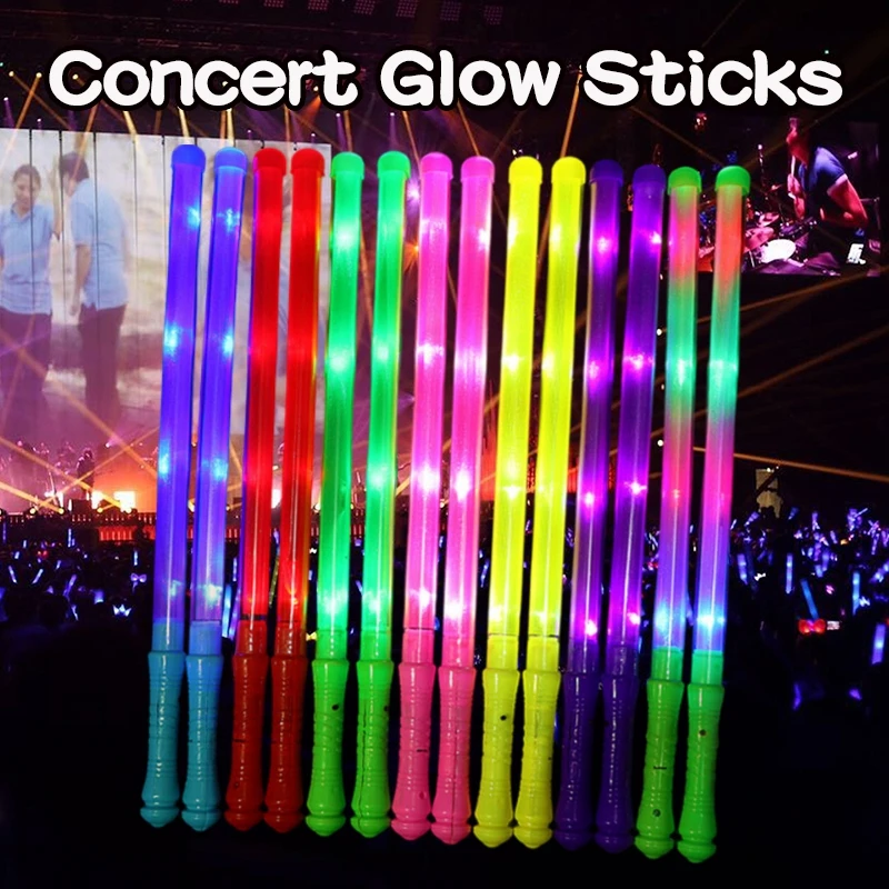 1/5/10pcs Kpop Lightsticks Idol Support Rods 48cm Luminous Cheering Rod Concert Light Stick Glowing Props Party Supplies 응원봉