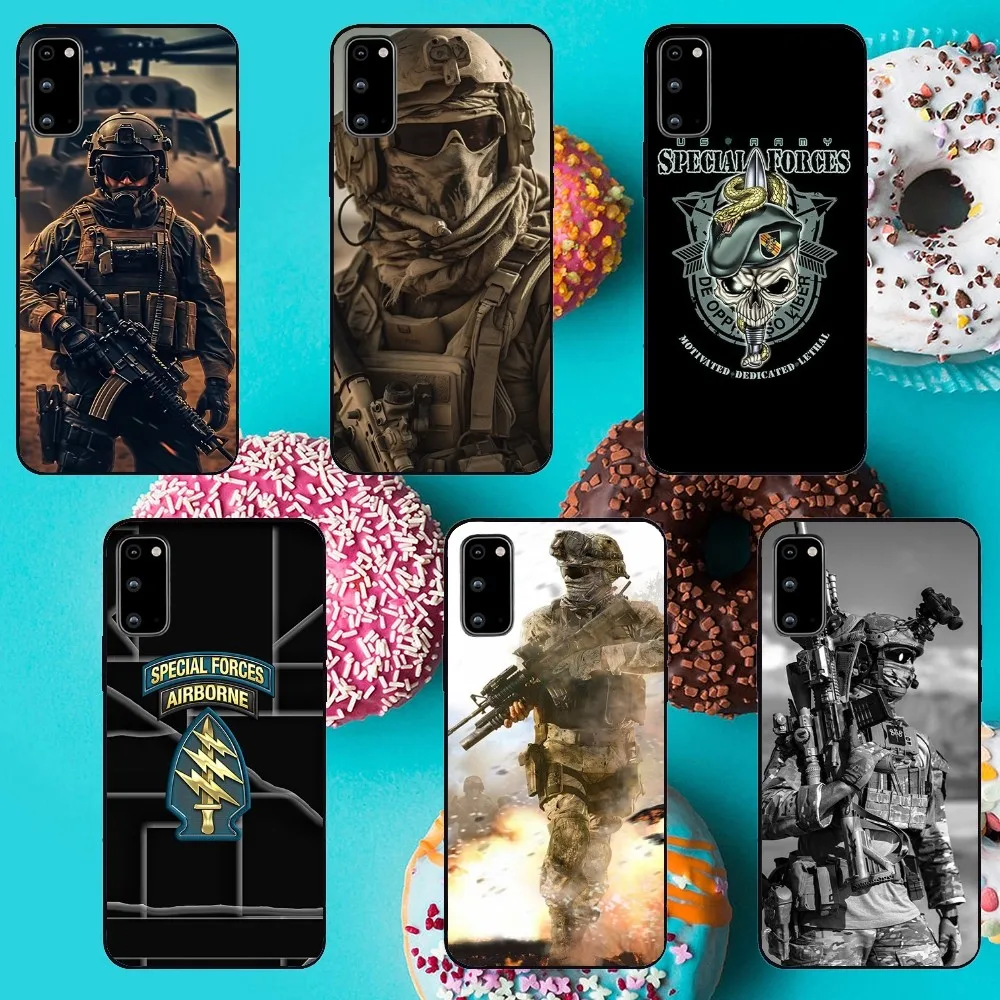 Military Army Special Forces Phone Case For Samsung Galaxy S22 S24 S23 S30 Note 20 10 Plus LITE FE ULTRA Shell