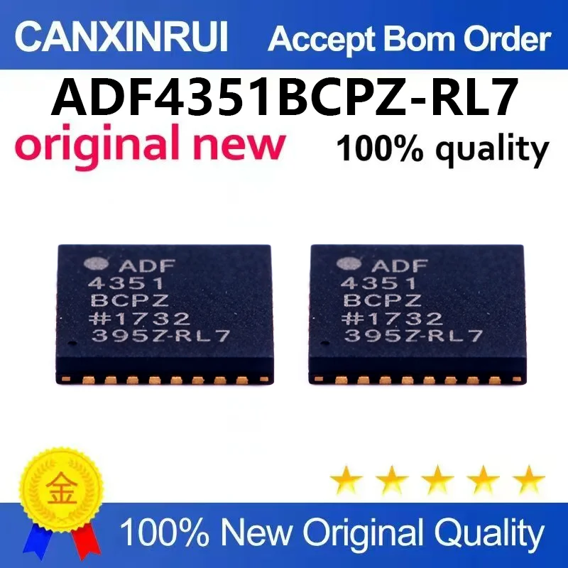 （5pcs-10pcs）Brand new original ADF4351BCPZ-RL7 VFQFN-32 integrated VCO broadband frequency synthesizer chip