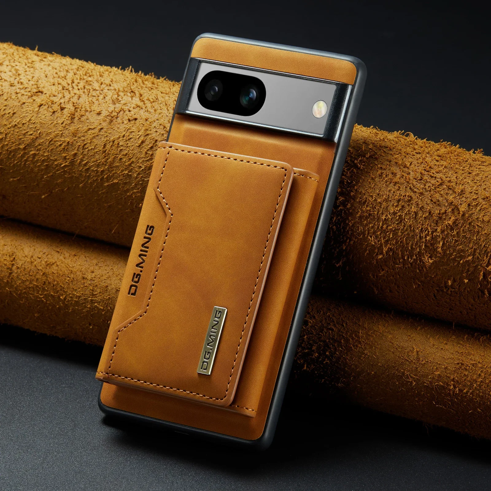 Magnetic Wallet Cards Solt Lea - Leather Folio Wallet Case ulasan dan harga