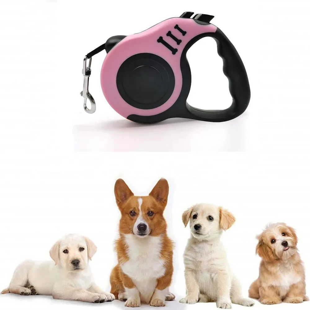 3m Dog Leash Durable Leash Automatic Retractable Nylon Cat Lead Extension Puppy Walking Running Lead Roulette For Dogs Pet Leash