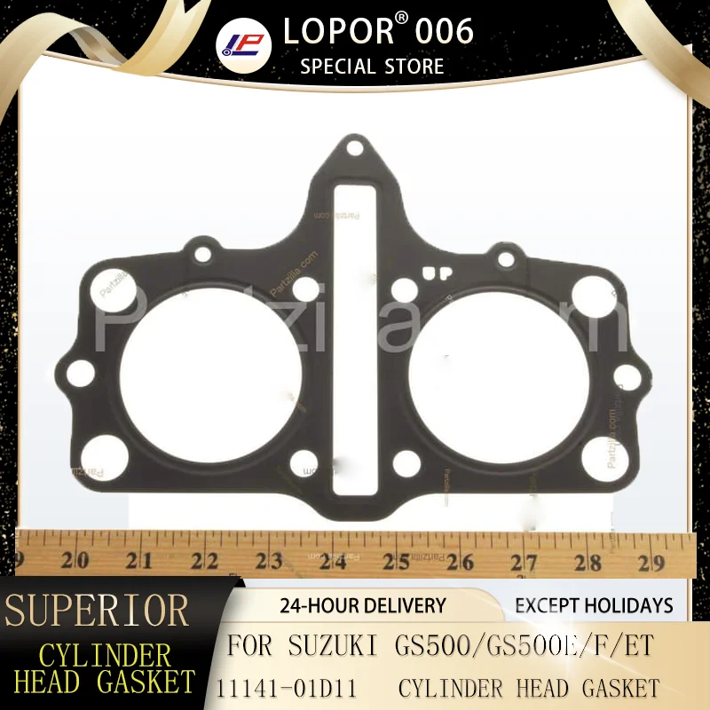 Motorcycle CYLINDER HEAD GASKET For  Suzuki 11141-01D11 GS500ET 90-96  GS500E 93/95/97-00/04  GS500F 04-09  GS500  01/02