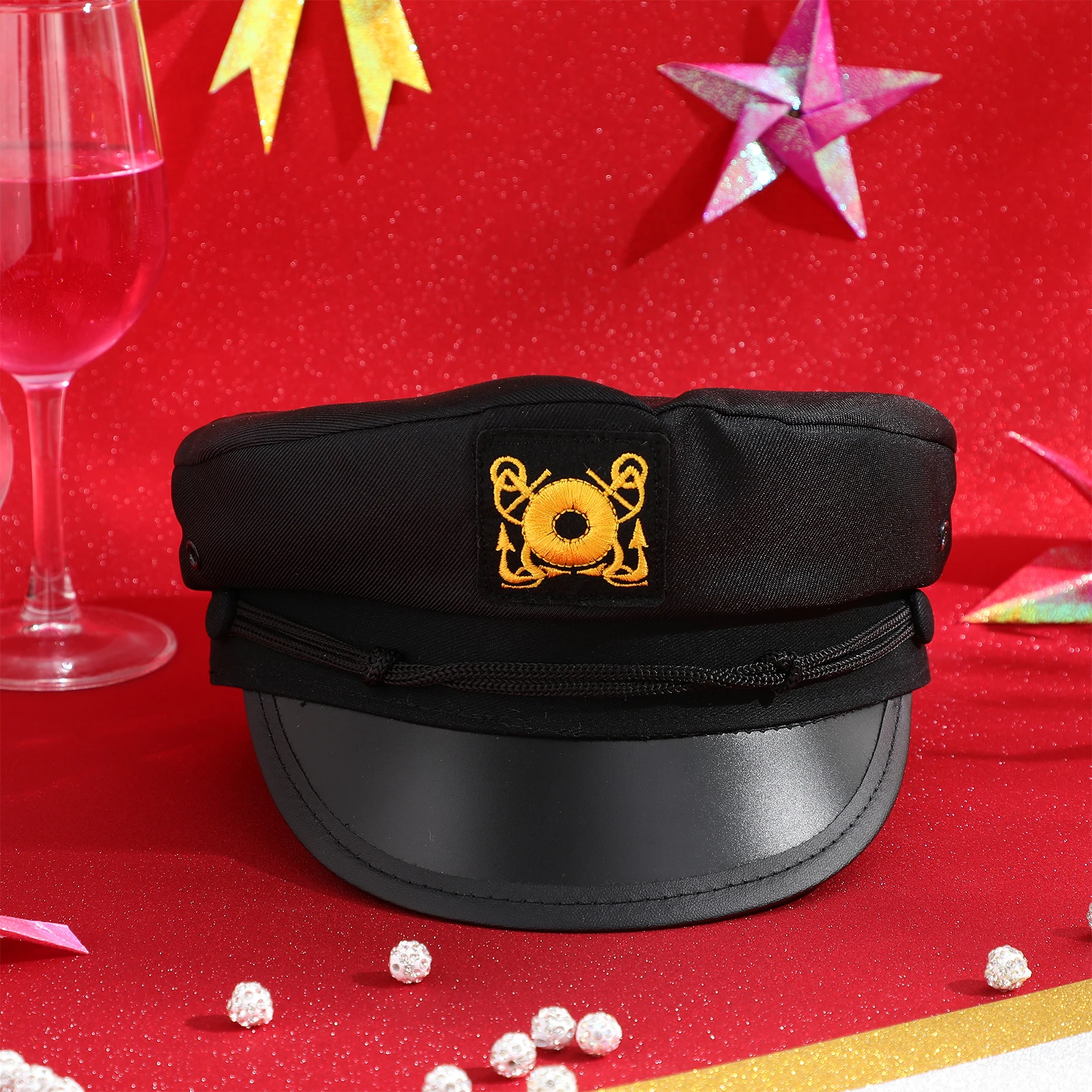 Boat Captain Hat Adult Men Women Sailor Style Sun Hat UV Protection Outdoor Sports Cap Fashion Pilot Cosplay Party Accessory