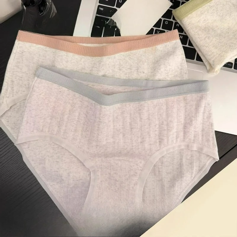 

Трусики женские из чистого хлопка со средней талией, класс A, детский хлопок, новинка 10А, антибактериальный хлопок, треугольник для девочек, короткие, приятные для кожи