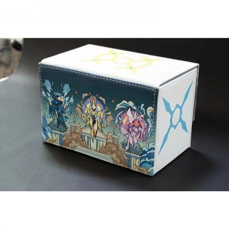 Pokemon Ptcg Double Slot Card Box 240+ Arceus Palkia Dialga Anime Game Opcg Tcg Ptcg Trading Card Diy Pu Storage Box