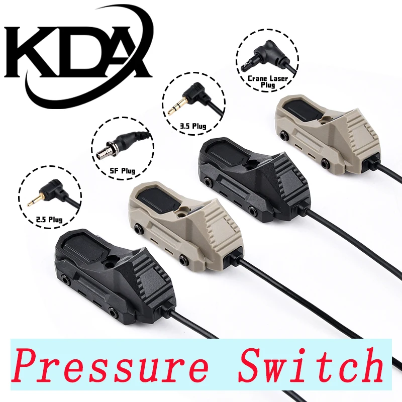 

Tactical AXON Remote Dual Function Pressure Switch MLOK KEYMOD SF M300 M600 Flashlight Tail Switch Airsoft Accessories Hunting