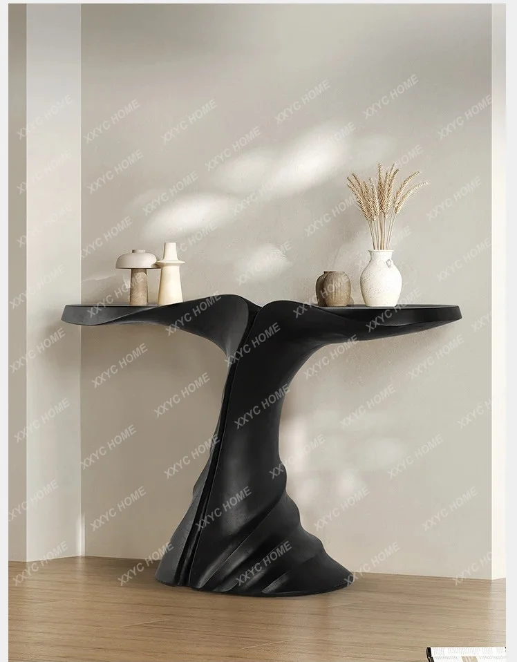 

NN Entry solid wood entrance table Light luxury high-end entrance table Decorated narrow table against the wall