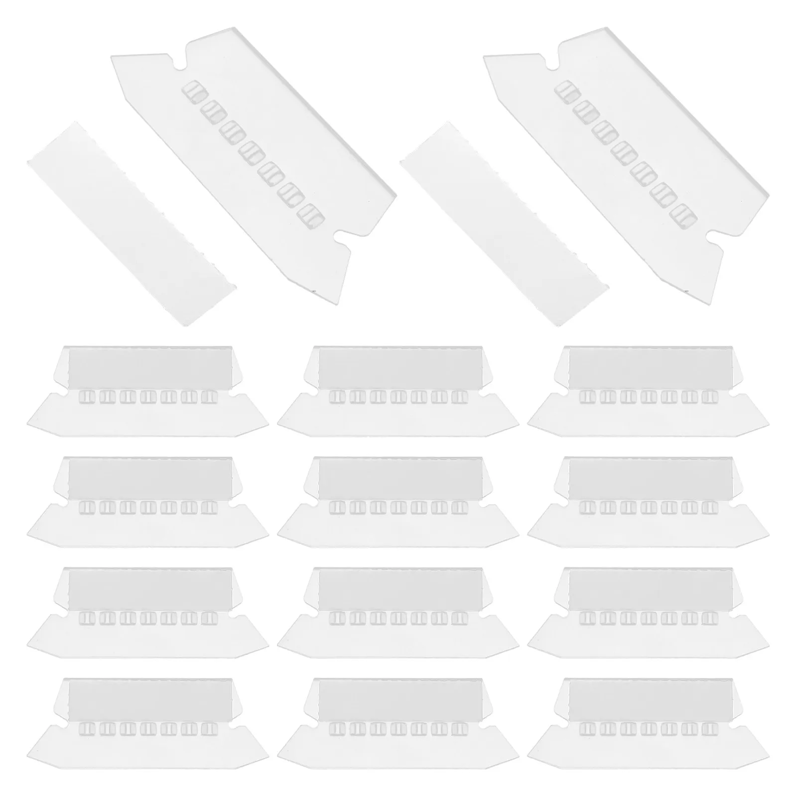 

100 шт. прозрачных пластиковых вкладышей-этикеток для подвесных папок, для организации файлов, для офиса и дома, для индексации и управления документами