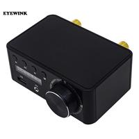 Mini Audio HiFi Bluetooth 5.0 Power Class D Amplifier Tpa3116 Digital Amp 50W*2 Home Audio Car Marine USB/AUX IN