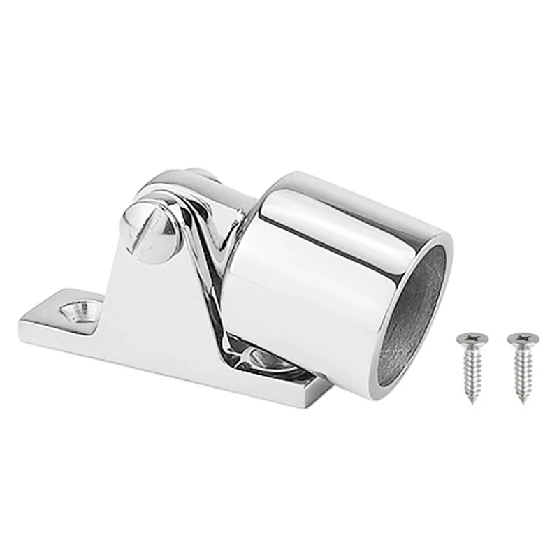 

4Pcs Stainless Steel 316 Boat Bimini Top Fitting Deck Hinge Slide Cap Pipe Eye End Cap Canopy Tube Boat Accessories