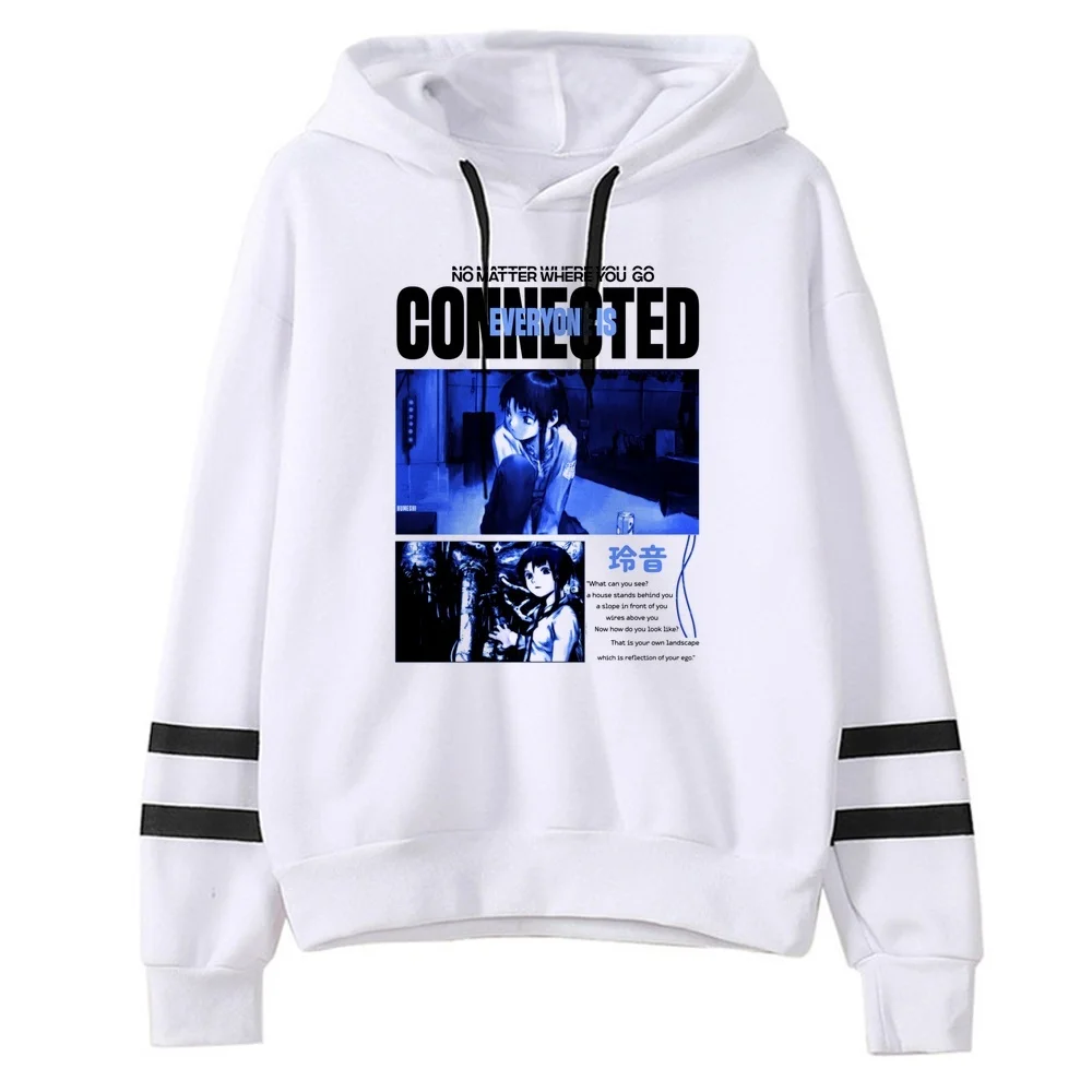 Serial Experiments Lain women hoodies anime sweatshirt graphic 2026 sudadera mujer cutecore pullover Sport Coat