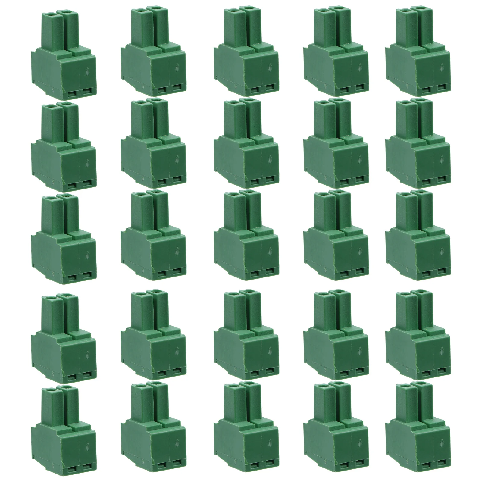 

50Pcs 3.5mm Pitch Pcb Terminal Block Connector Straight Pin Screw Type Stable Reliable Electrical Accessory Kit
