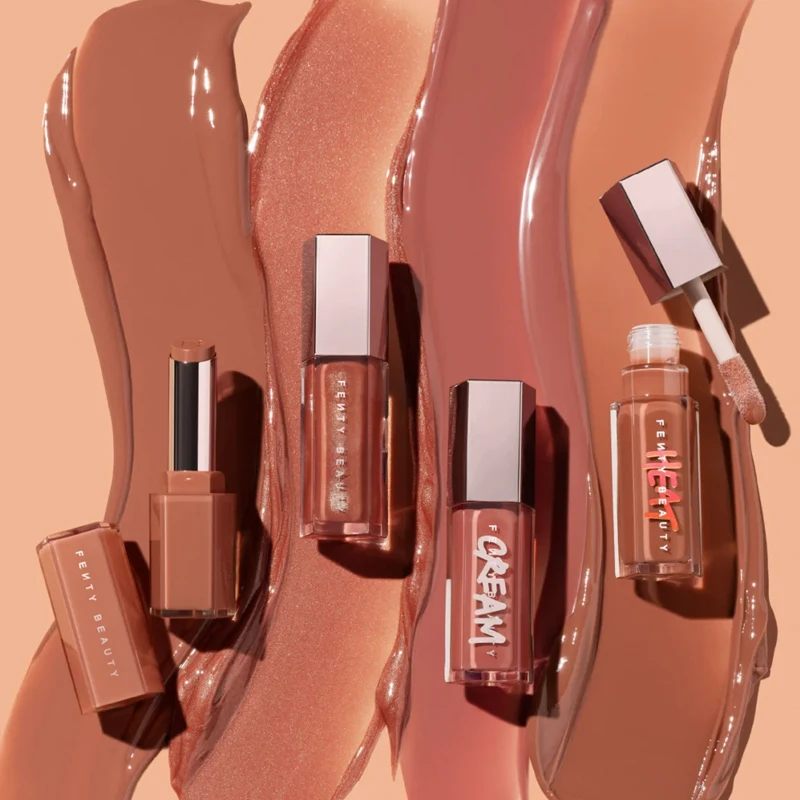 Fenty Beauty Gloss Bomb Lip Gloss 20 Shades Collection High-Shine Plumping Non-Sticky Hydrating Lip Glow for All Skin Tones